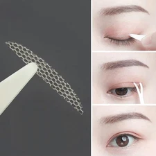 US-NEW Invisible Lace Mesh Double Eyelid Lift Strip Adhesive Tape Sticker☄