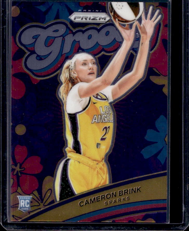 2024 Panini WNBA Prizm Cameron Brink Groovy RC Rookie #7 Sparks
