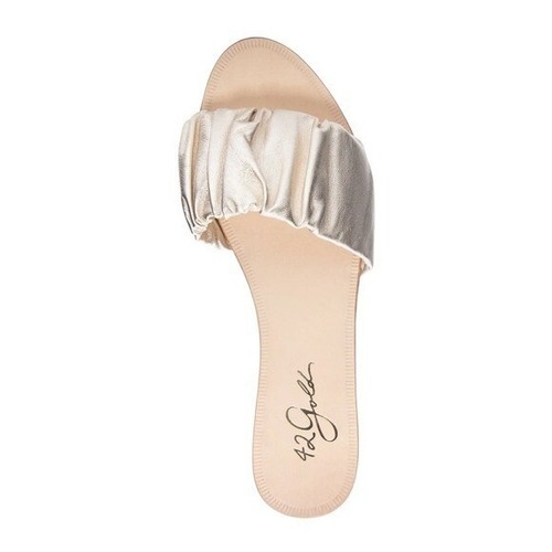 42 Gold by Chinese Laundry Neu im Karton Britta Freizeit Sandale in Metallic Gold - Gr. 7,5 - Bild 6 von 7