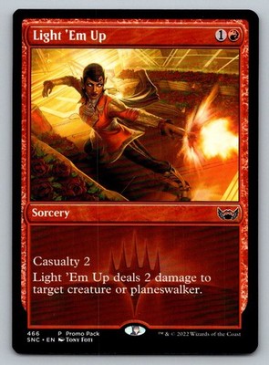 Light 'Em Up 466 Promo Pack: Streets of New Capenna Magic: The Gathering LP