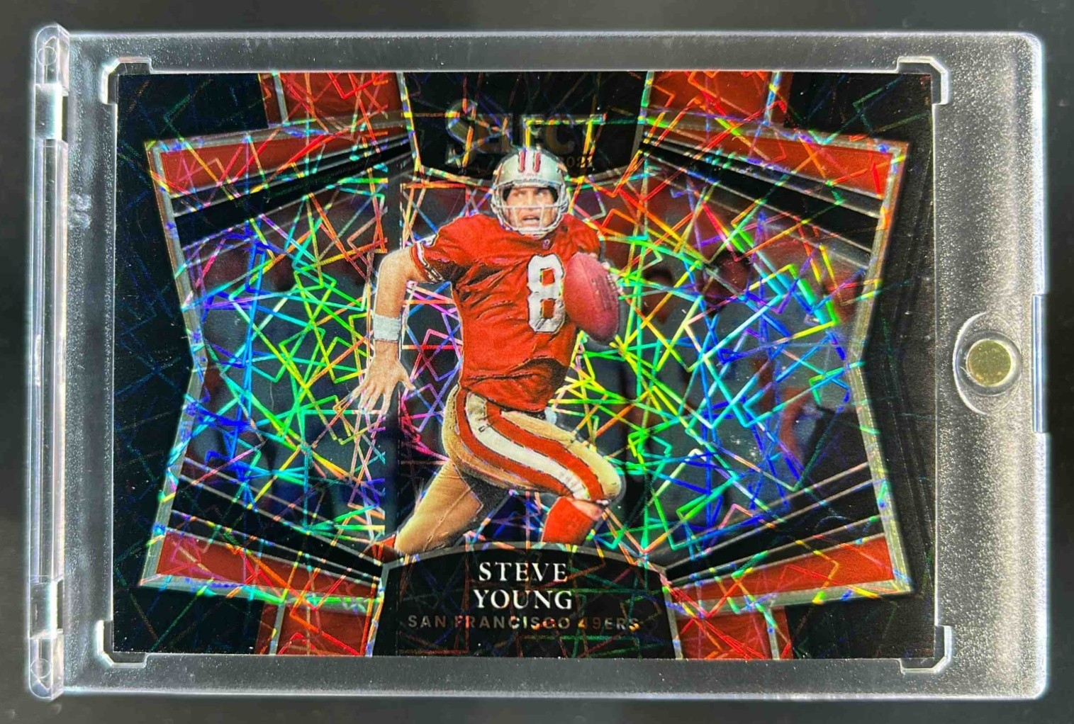 2021 Select Steve Young Snapshots Black Prizm #1/1 49ers