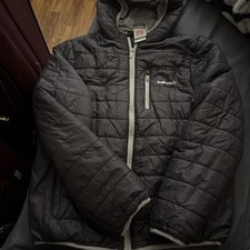 AVALANCHE BLACK PUFFER JACKET WITH HOOD BOYS SZ L 14/16