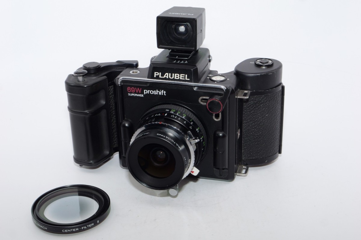 フィルムカメラ PLAUBEL 69W Plaubel 69W Proshift camera. Super-Angulon 47mm f5.6 lens. Finder