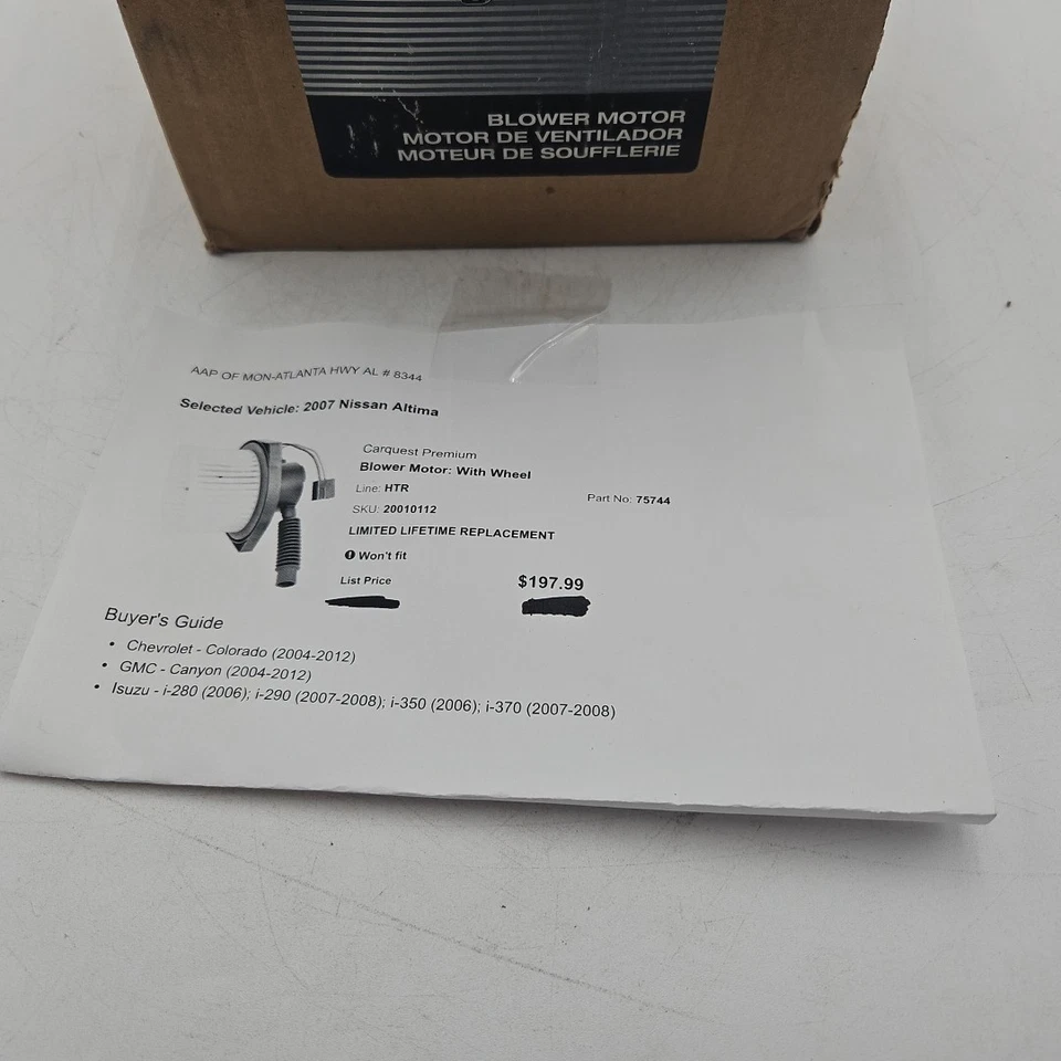 Motor soplador con rueda carquest Premium 75744 nuevo Foto 3 de 4