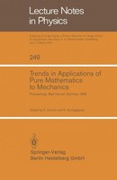 Trends In Applications Of Pure Mathematics To Mechanics Ekkehart KröNer