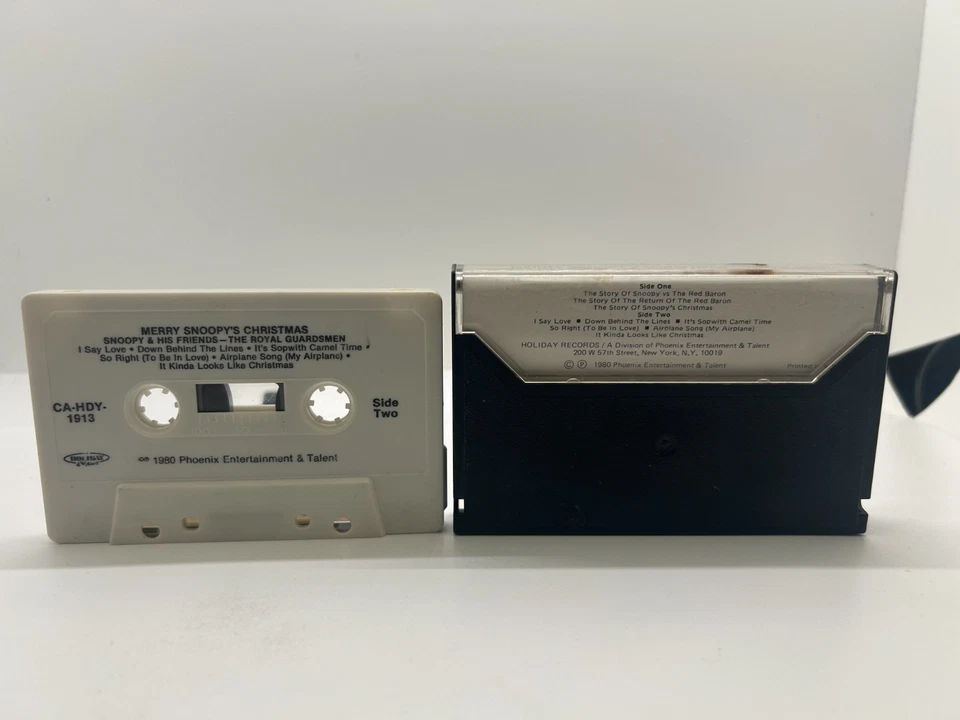 Merry Snoopy's Christmas and His Friends Peanuts The Royal Guardsmen Cassette - Image 2 of 4
