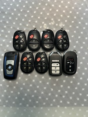 Lot of 6 Toyota OEM Smart Key Fob Remotes 2 Honda and 1 BMW 