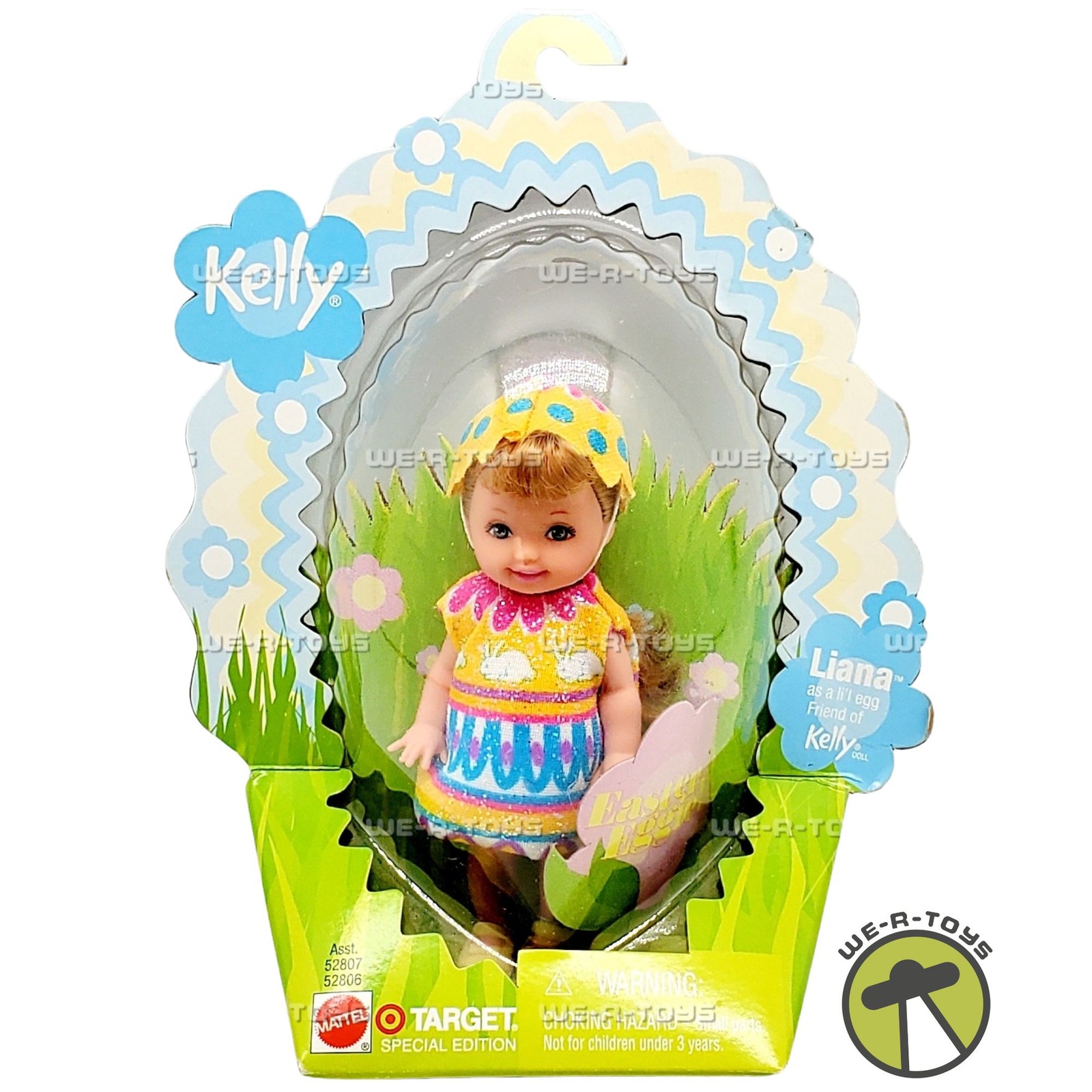 Barbie Kelly Easter Eggie Liana Doll as a Li'l Egg 2001 Mattel 52806