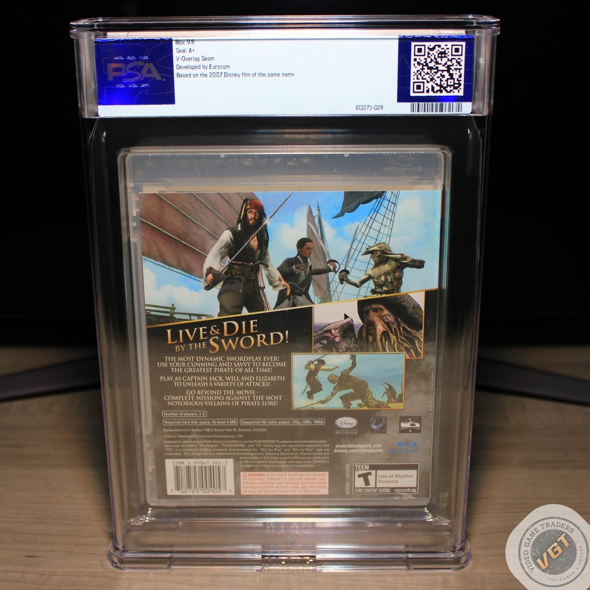 PSA 9.8 A+ - Pirates of the Caribbean: At World's End PlayStation