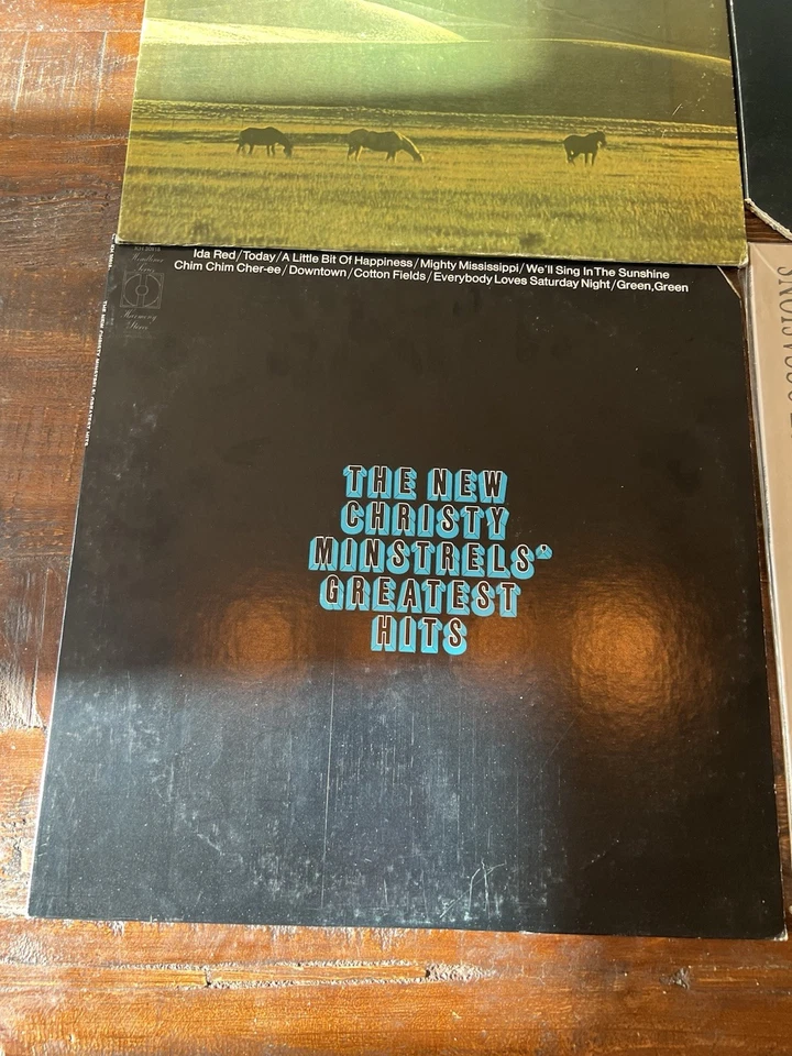 Lot of 7 Folk Vintage Vinyl Records See Photos and Description - Image 3 of 4