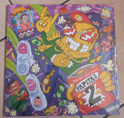 Estee Nack & Giallo Point - Papitas 2 PURPLE SPLATTER 074/100 Daupe