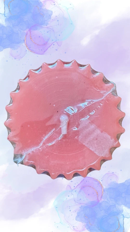 Yankee Candle Juicy Peach Pillar Candle Foto 3 de 4