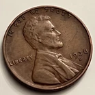 1938-D Lincoln Wheat Cent Penny BN551