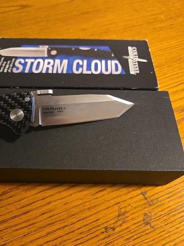 Cold Steel STORM CLOUD 3.5''CPM-20CV Tanto Carbon Fiber Made Italy - Picture 5 of 5