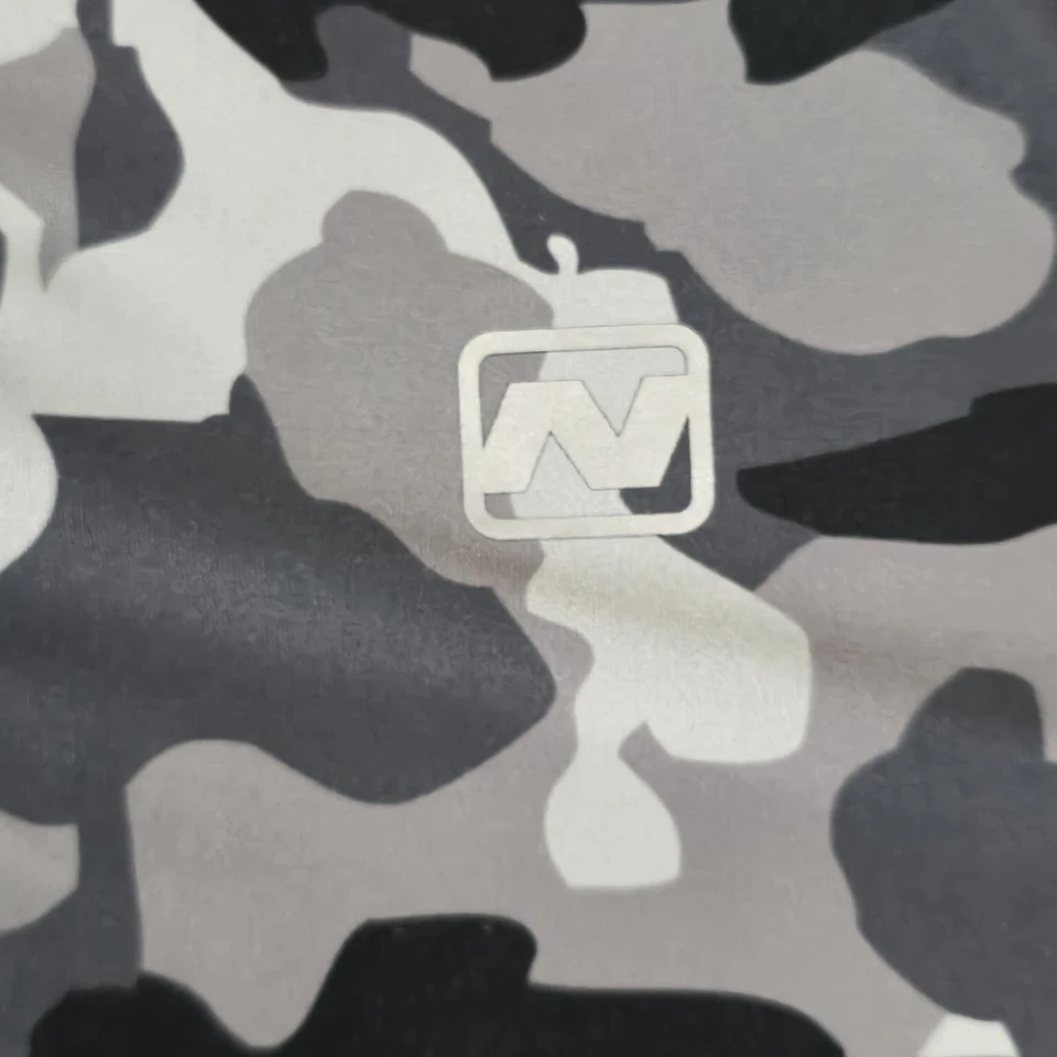 NISHIKI Mens XL White Red Gray Black Camo Full Zip Cycling Jersey Shirt - Image 3 of 4