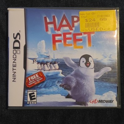 Midway Happy Feet Nintendo DS NTSC-U/C Manual Included E Action Adventure