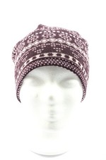 TCM Strickmütze Damen Mütze Gr. DE 53 braun-weiß Casual-Look