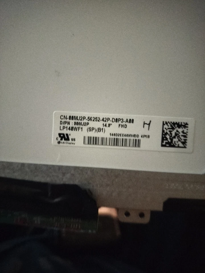 PANTALLA PORTÁTIL LG 14 00MJ2P FHD Panel Pantalla Usado Bueno Foto 2 de 4