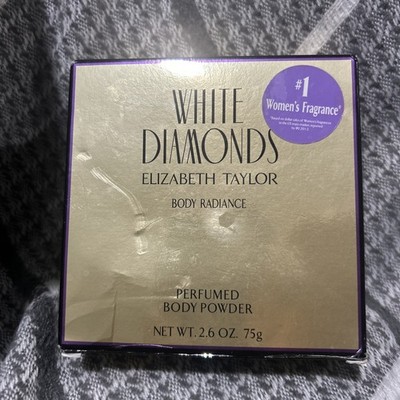 WHITE DIMONDS ELIZABETH TAYLOR  BODY RADIANCE PERFUMED BODY POWDER 2.6 OZ