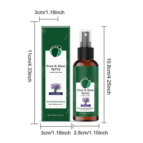 Natural Shoe Deodorizer and Foot Spray – Foot Odor Eliminator for Shoes, Sports+ - Picture 14 of 15