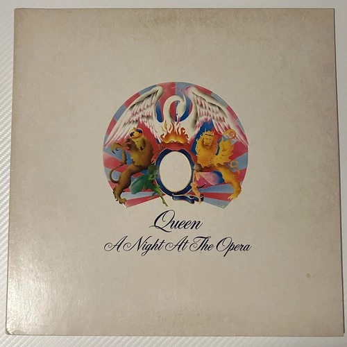 QUEEN A Night at the Opera 1975 Original ELEKTRA LP Vinyl Record PLAY GRADED VG+