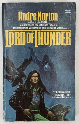 Lord of Thunder Andre Norton 1978 Fawcett Crest Sci-Fi Fantasy Vintage Paperback