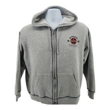 Coca Cola Refreshing 1886 Trade Mark Gray Cotton Poly Hoodie Size Medium