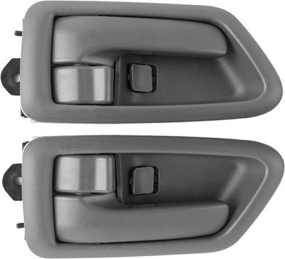 NPAUTO Inside Interior Door Handles Pair Front Rear Driver Passenger Gray 