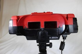 Nintendo Virtual Boy Vintage 1995 Stereoscopic 3D Game Console w/ Mario's Tennis
