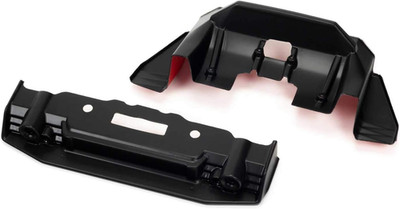 1/7 Painted Splitter and Diffuser, Black and Red: Felony 6S BLX, ARA410008