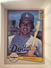 Rick Monday 1982 DONRUSS #514 FREE SHIPPING