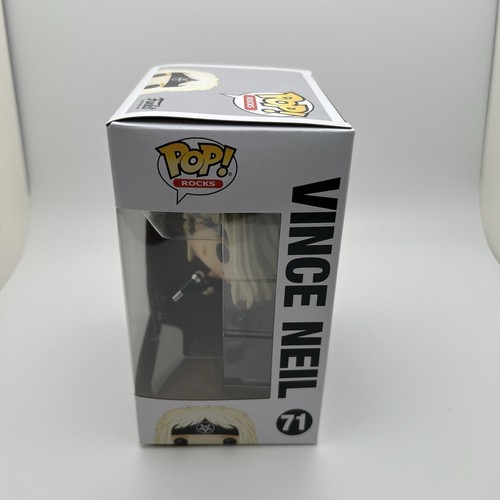 Funko Pop Vince Neil Motley Crue Rocks 71 Vaulted Rock Music. New - Picture 5 of 9