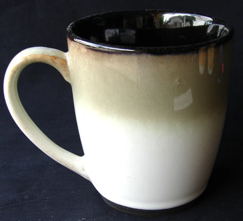 SET OF 4 SANGO NOVA BLACK COFFEE CUPS MUGS 4"
