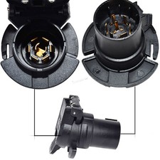 7 Way Blade Socket Adapter Trailer Hitch Plug For Gmc Yukon Xl 1500 2500 2000