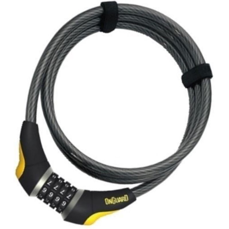 OnGuard Akita 8042 Combination Cable Lock 185cm x 10mm.