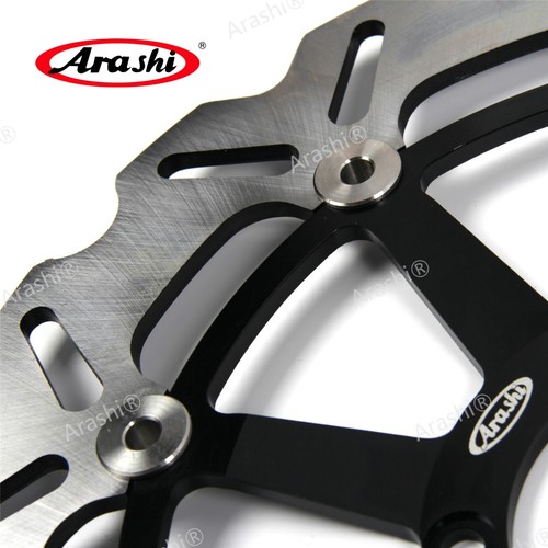 Rotor de disco de freno delantero Arashi 320 mm y pernos M8 para Ducati 848 EVO 2011 2012 2013 - Imagen 6 de 10