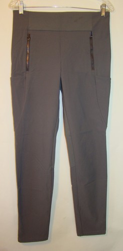 Pantalon Athleta Zipper Pocket - Taille 4P (Petite) - Charcoal Gray - Mélange Laine - Occasion Excellent État
