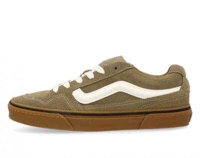 Vans Caldrone Skate Shoes Sneakers Suede Green Gum Olive Size 8.5 VN000CSPOLV