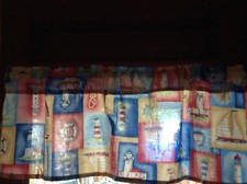 Nautical Window Valances Handcrafted Cotton FREE SHIPPING