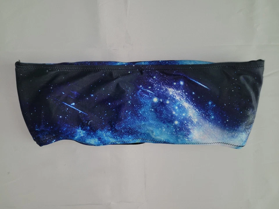 Top de bikini Zaful Galaxy Bandeau para mujer talla US 6 Foto 2 de 4
