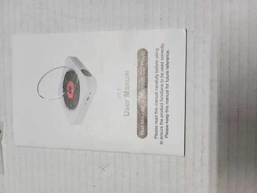 White Wall Mountable CD Player w/FM Radio USB MP3 Model No. KC-909 with Remote - Picture 2 of 12
