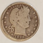 1898 P BARBER SILVER QUARTER ***NICE COIN*** FREE SHIPPING*** 0404-3