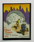 World Series Program Cover Card 1936 New York Yankees vs New York Giants WS1