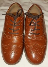 Deerstags Benton Jr Boys Dress Shoes, Brown Sz 13.5