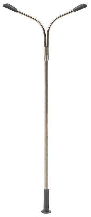 Faller 180201 - 1/87 / H0 LED Street Lighting, Whip Light, Double Arm