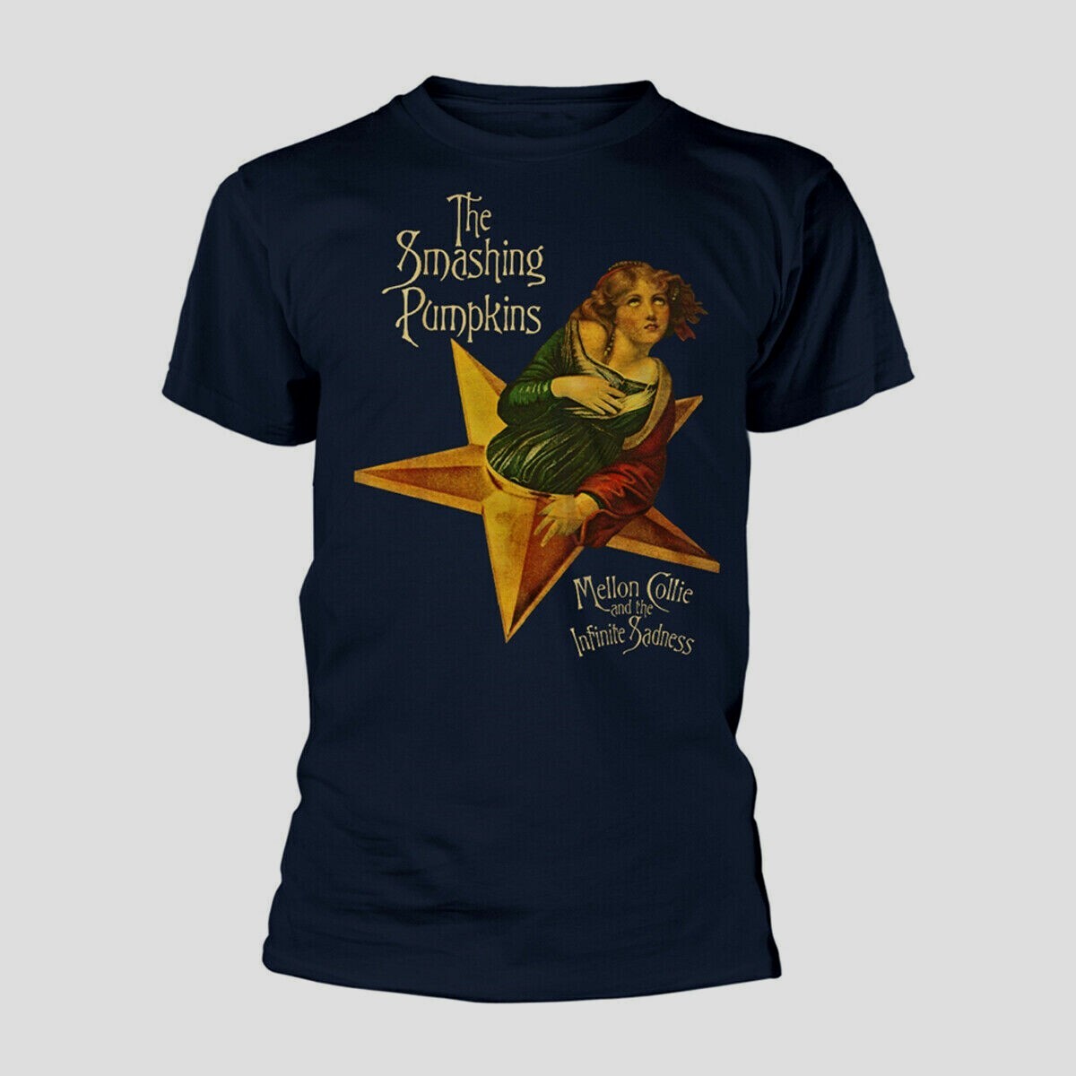 Official Smashing Pumpkins T Shirt Mellon Collie Blue Official Smashing Pumpkins T Shirt Mellon Collie Blue