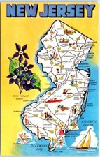 Cartolina - Garden State - New Jersey, USA