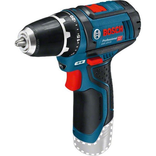 Bosch GSR 12V-15 Professional 650 g Nero, Blu, Rosso, Argento (Bosch GSR 12V-15