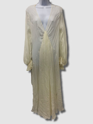 ivory dress maxi Penelope Floral Maxi Dress, Ivory Cream – Everyday Chic Boutique main image 1