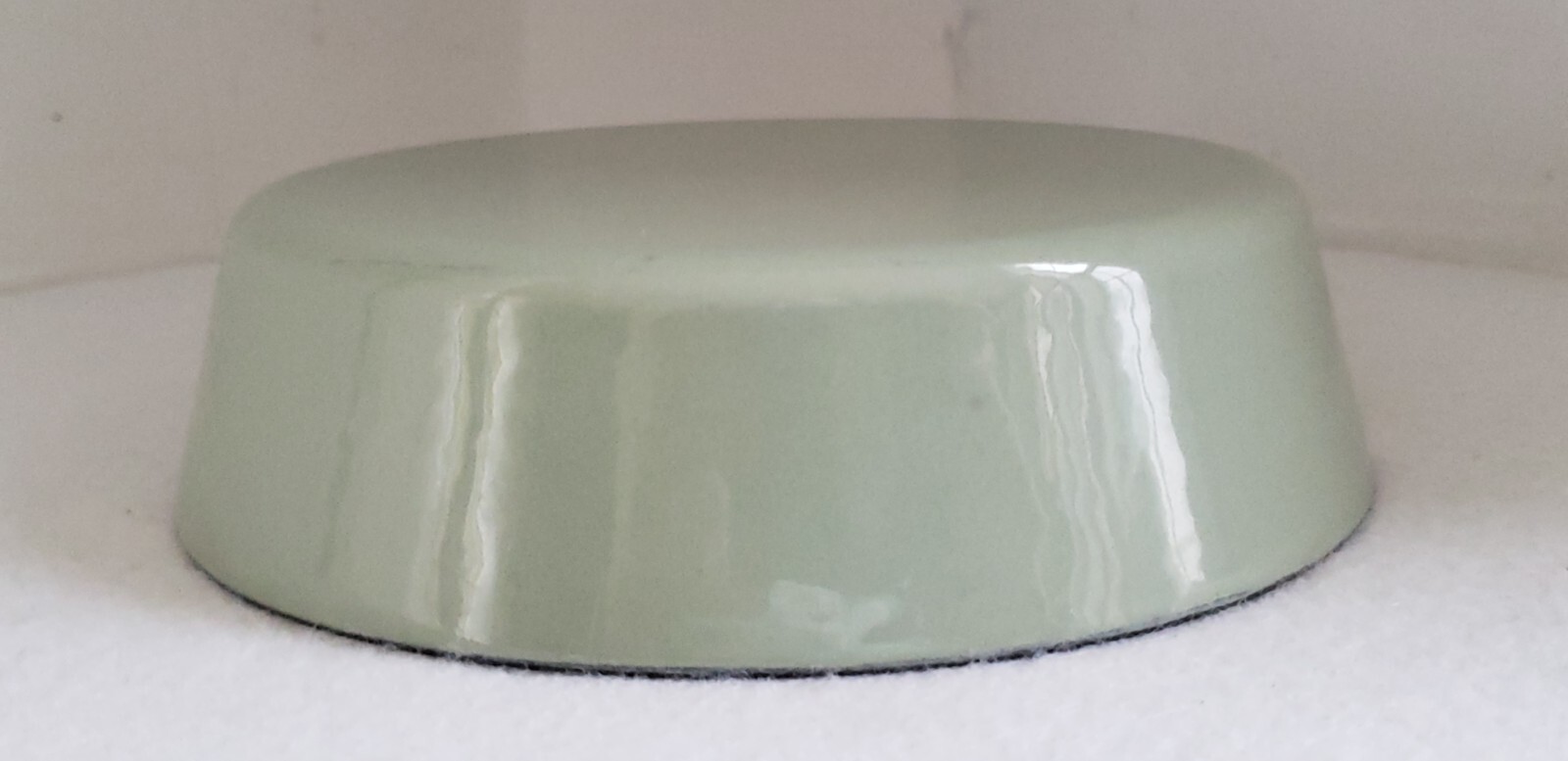 FIGMINT White Enamel Cast Iron Skillet 6" Sage Green Oven Safe Sauce Pan F38801